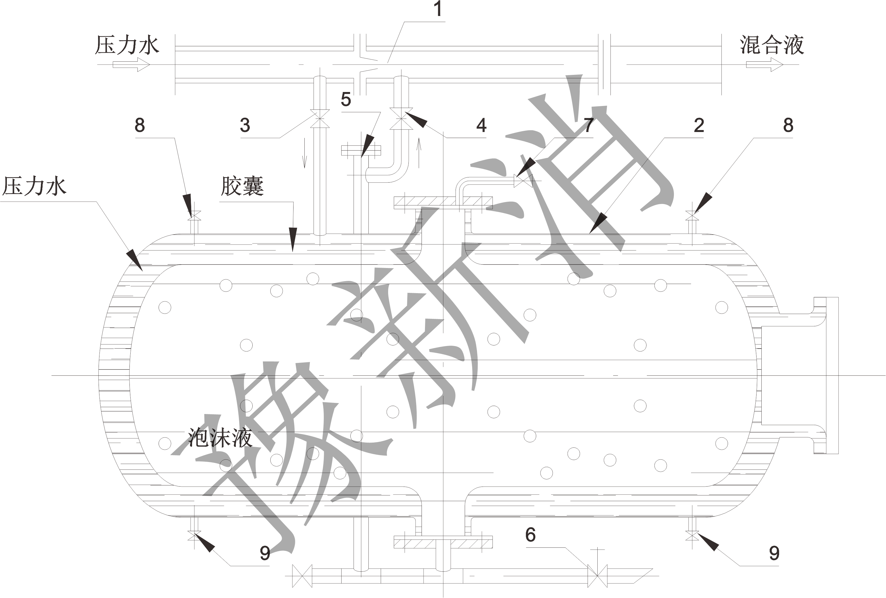 比例混合裝置工作原理圖